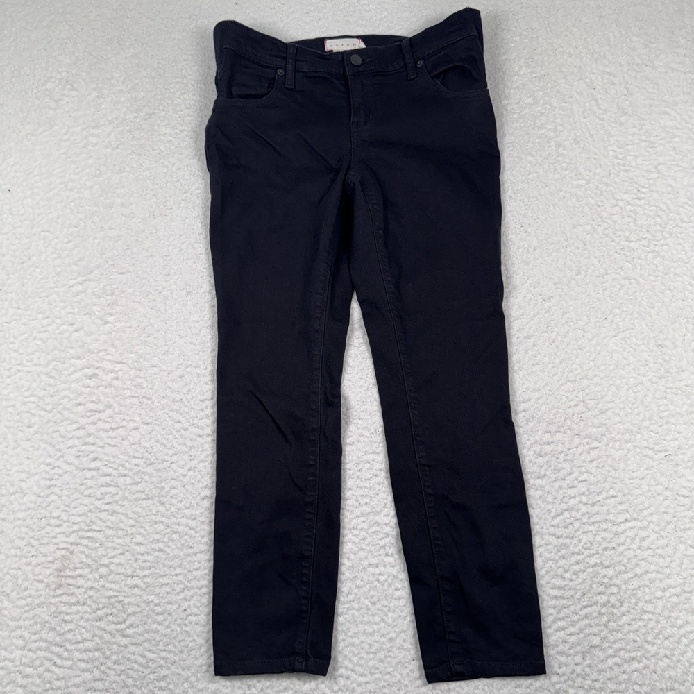 HATCH Maternity Jeans Womens Black Size 28 Denim Under the Belly Cropped 31x25